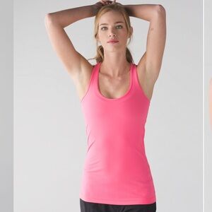 Lululemon Hot Pink Compression Workout Tank